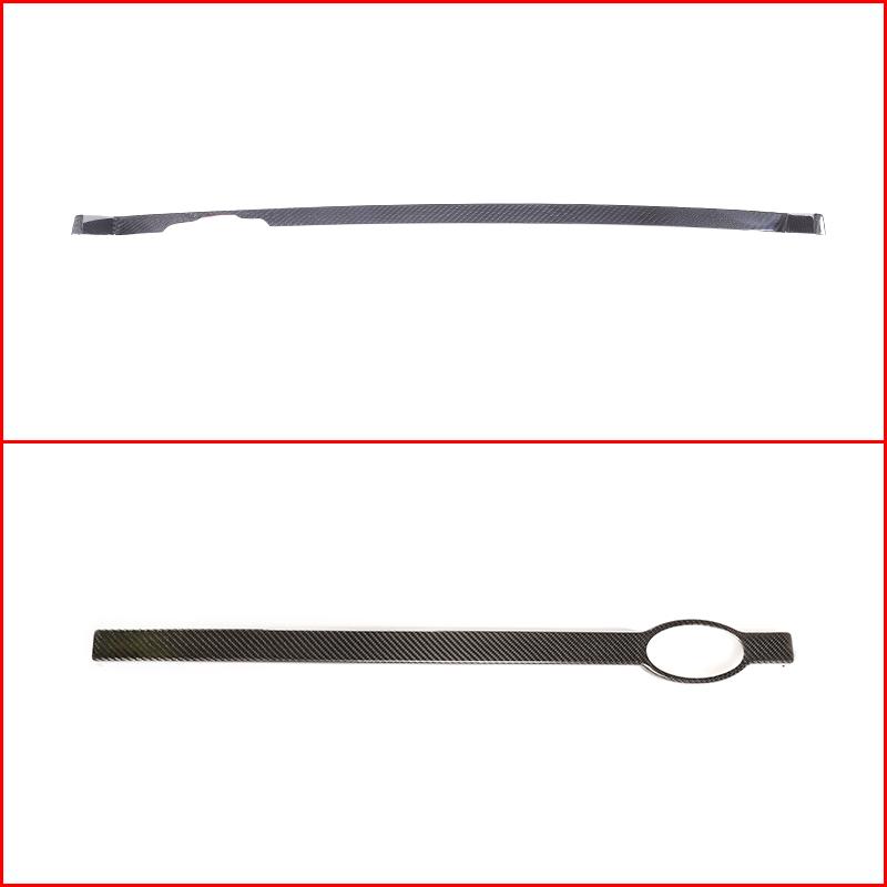 For Land Rover Defender 90 110 2020-2025 Real Carbon Fiber Front Center Grille U Shape Decorative Strip Accessories