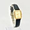 Used [Beautiful Condition/New Battery] SEIKO SPIRIT Ladies Watch Gold Square 1F21-5B20 510004 New Belt