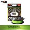 YGK X-BRAID X8 PE Fishing Line, 150/200m, Super Smooth Japanese Original