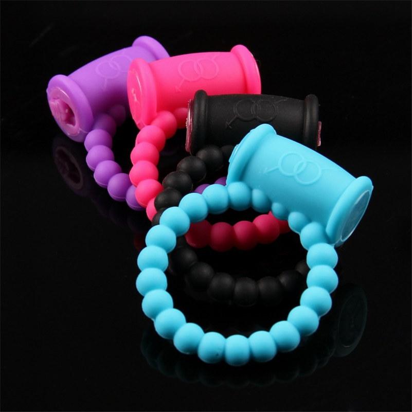 Longer-lasting Ring Sex Vibrator Stronger Erection Tingling Additional Stimulation Finger Rings Bullet Vibrating Love