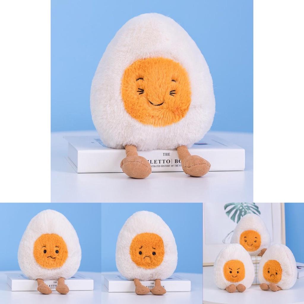 Cute Boiled Egg Plush Toy Egg Family Dolls For Fun And Comfort