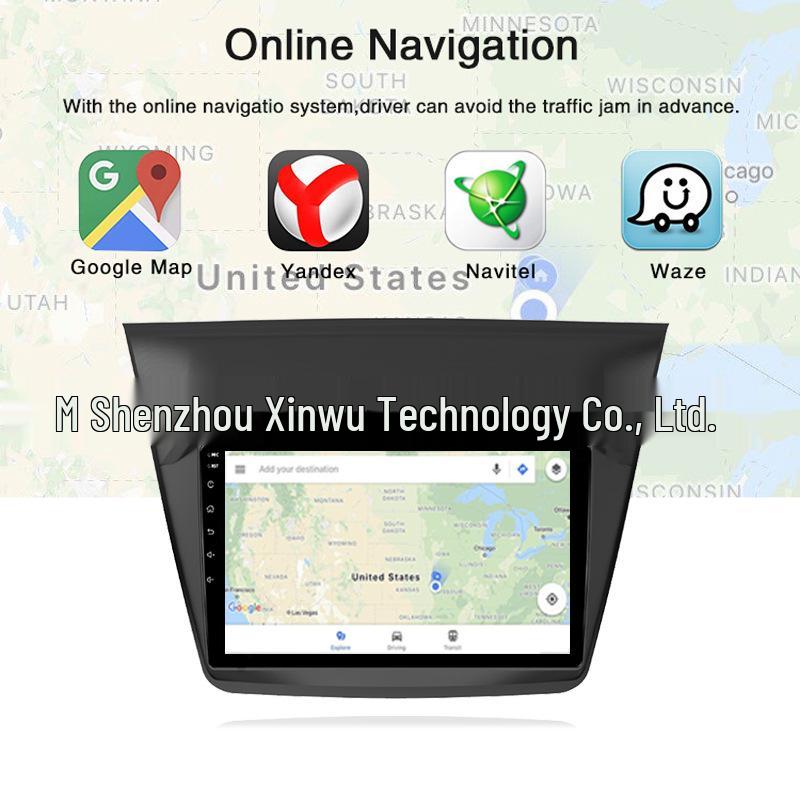 13-16 Mitsubishi Pajero Car GPS: Android Navigation System with Bluetooth and WiFi