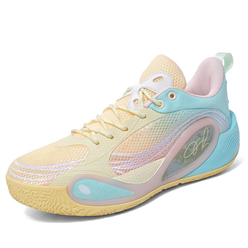 2026 Nya Herr Basket Sneakers Andningsbara Basket Träningsskor Stötdämpande Utomhus Sneakers Dam Basket Skor