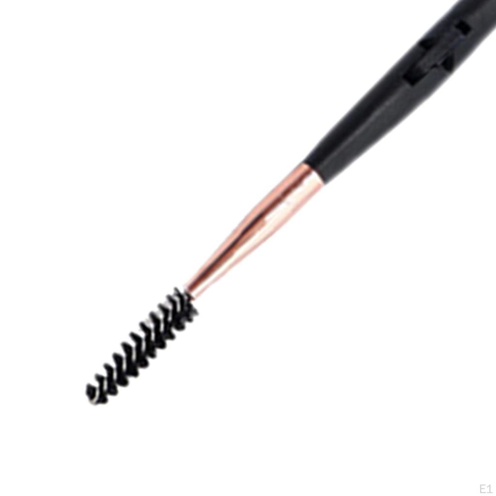 Double Head Eyelash Brush Foldable Eyebrow Styling Accessory Curler Separator