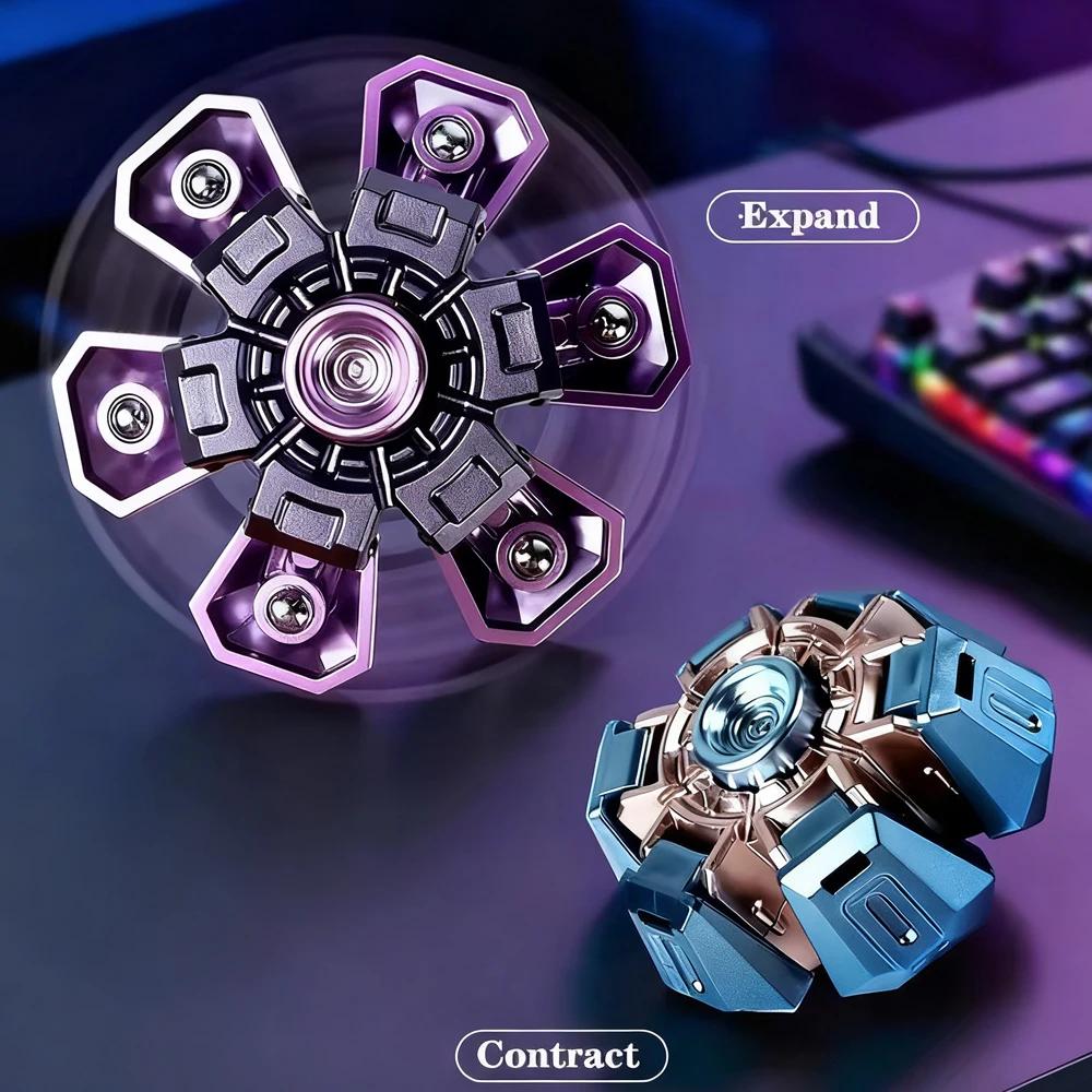 DO-IT-YOURSELF Creative Fidget Rotating Fingertip Gyroscope Spinner Playthings For Adult Birthday Presents EDC Hand Stress Relief Plaything
