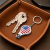 Football Match National Flag Nail Clippers, Stainless Steel Fingernail Cutter with Key Ring, 3-in-1 Bottle Opener Keychain, Soccer Fans