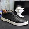 Herren Lederschuhe Freizeit Derby Schuhe Mann Echtes Rindsleder Handgefertigt Klassisches Sneaker Muster Modische Schuhe Für Männer