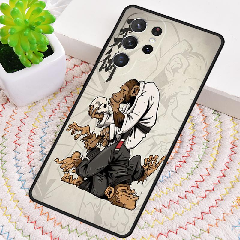 BJJ Brazilian Jiu Jitsu weiche Handyhülle für Samsung Galaxy note 10 pro S26 Ultra S23 S24 FE S25 S21 S22 PLUS stoßfeste Hülle