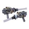 CITALL 1 Pair Left Right Gas Tank Fuel Switch Shut Off Valve Pump Tap Petcock Silver