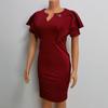 Black clothing new solid color casual dress temperament commuter hip dress