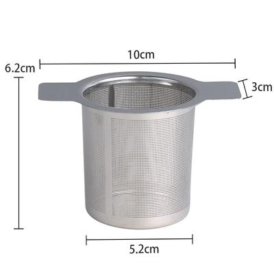 Stainless Steel Tea Leak In Mug Tea Infuser With Lid Loose Leaf Tea Strainer Tea Strainer
