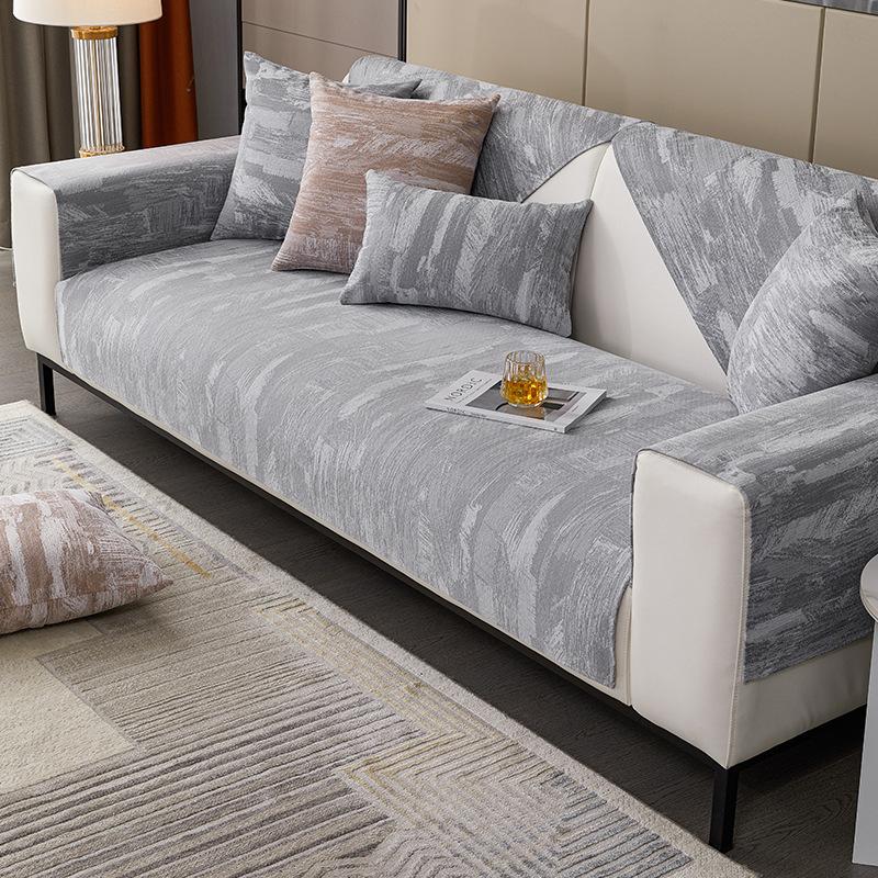 Cuscino per divano piccolo borghese di lusso leggero per tutte le stagioni Retro francese Antiscivolo Cuscino per bracciolo divano Asciugamano per schienale divano