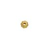 Gold-Plated Pumpkin-Shaped Spacer Beads, Silver Lantern & Flat Melon Ribbed Beads for Handmade Accessories