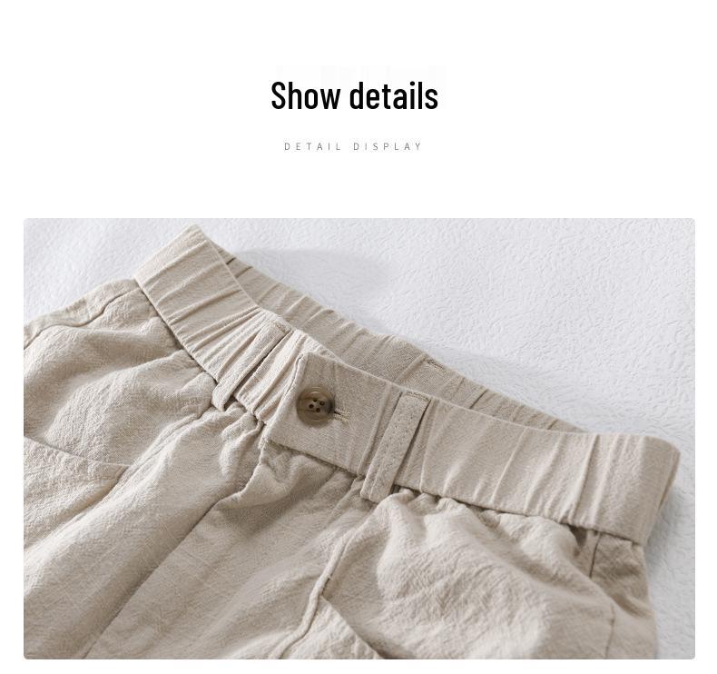 Men's Spring and Summer Versatile Casual Linen Pants - Breathable, Loose-Fit Trousers