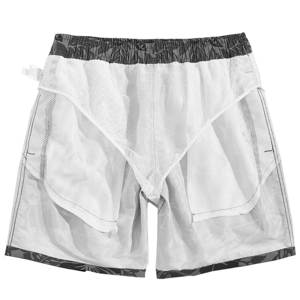 Hawaiian Shorts For Men Summer Casual Floral Print Shorts With Pockets Elastic Beach Shorts Surfing Swimming Pants