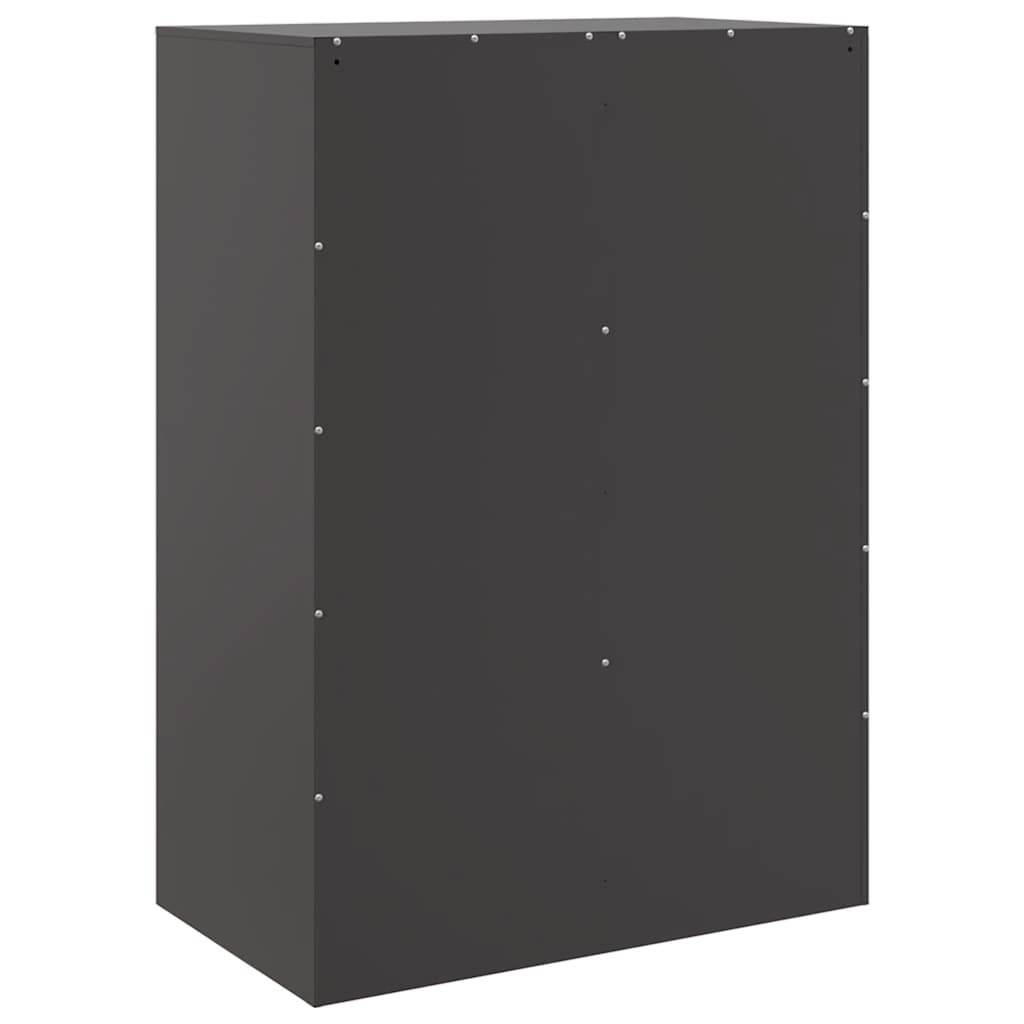Highboard Black 67 x 39 x 95 cm Steel