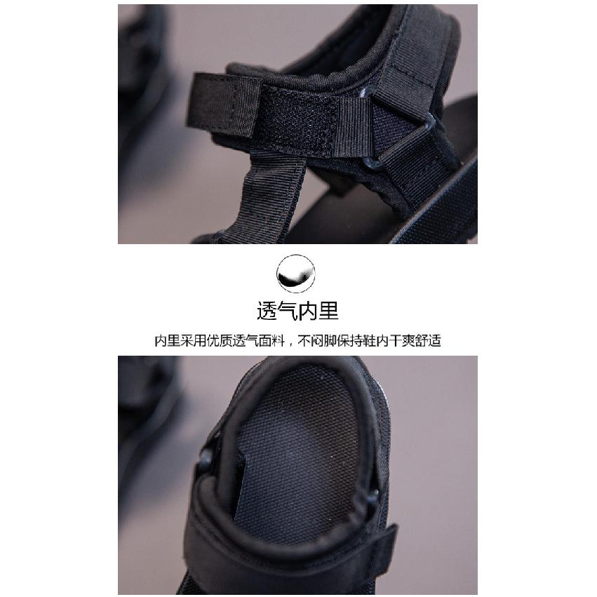 Summer New Children's Shoes Boys Casual Versatile Beach Shoes Girls Woven Strap Fashion Simple Open-Toe Sandals