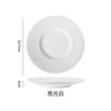 13 Inch Ceramic Western Steak Plate Black and White Main Course Dinner Plate Frosted Ceramic Fruit Dessert Dish Kitchen Cutlery