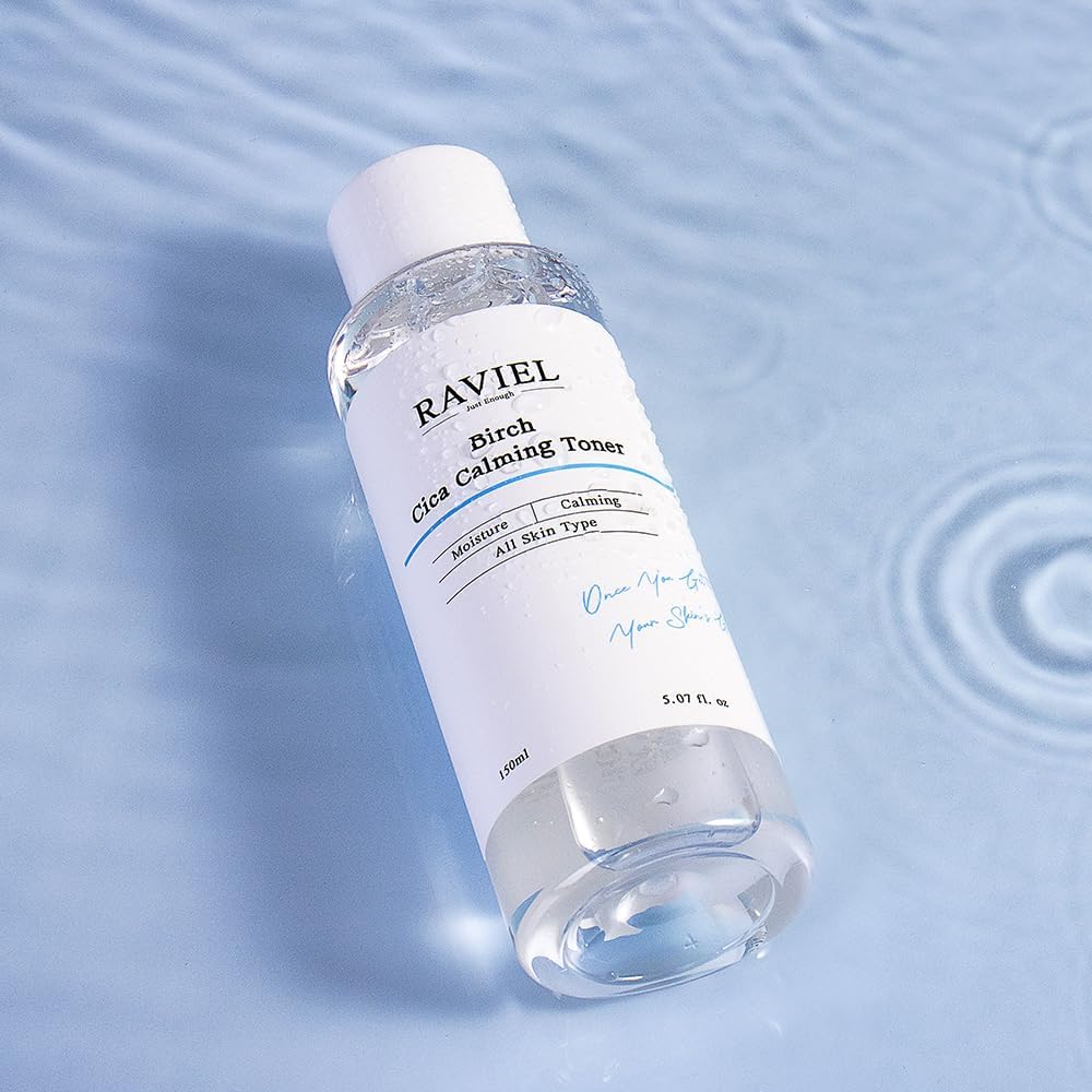 RAVIEL [Rapid Soothing] Birch Sap Centella Trouble Calming Panthenol Low-Irritation Barrier Strengthening Cica Toner 150ml