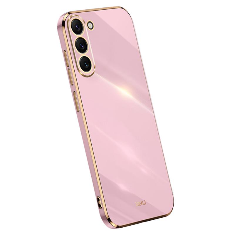 XINLI For Samsung Galaxy S24+ Case Electroplated Anti-shock TPU Phone Cover