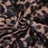 Women's Fashion Sexy Halter Leopard Print Lace Patchwork Receiving Waist Slimming Dress