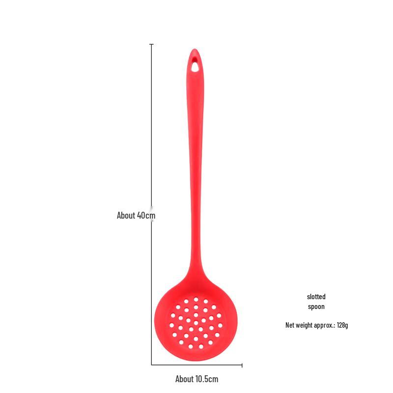 ZISIZ Long-Handle Cooking Spatula & Ladle Set