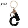 Portable Keychain Pendant Pendant, Sequins Star Letter A-Z Charm with Tassel, Key Chain Alphabet Initial Metal Keyring for Handbag Backpack