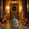 Halloweens Pumpkin Lantern Light Cover Resin Materials Easy Assembly Portable Decoration for Home School Event