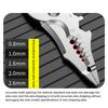 Stainless Steel Wire Stripper Crimper, 0.8/1.0/1.6/2.0/2.6mm, Multi-functional Plier Wire Stripping Tool, Comfortable Grip, Professional Electricians