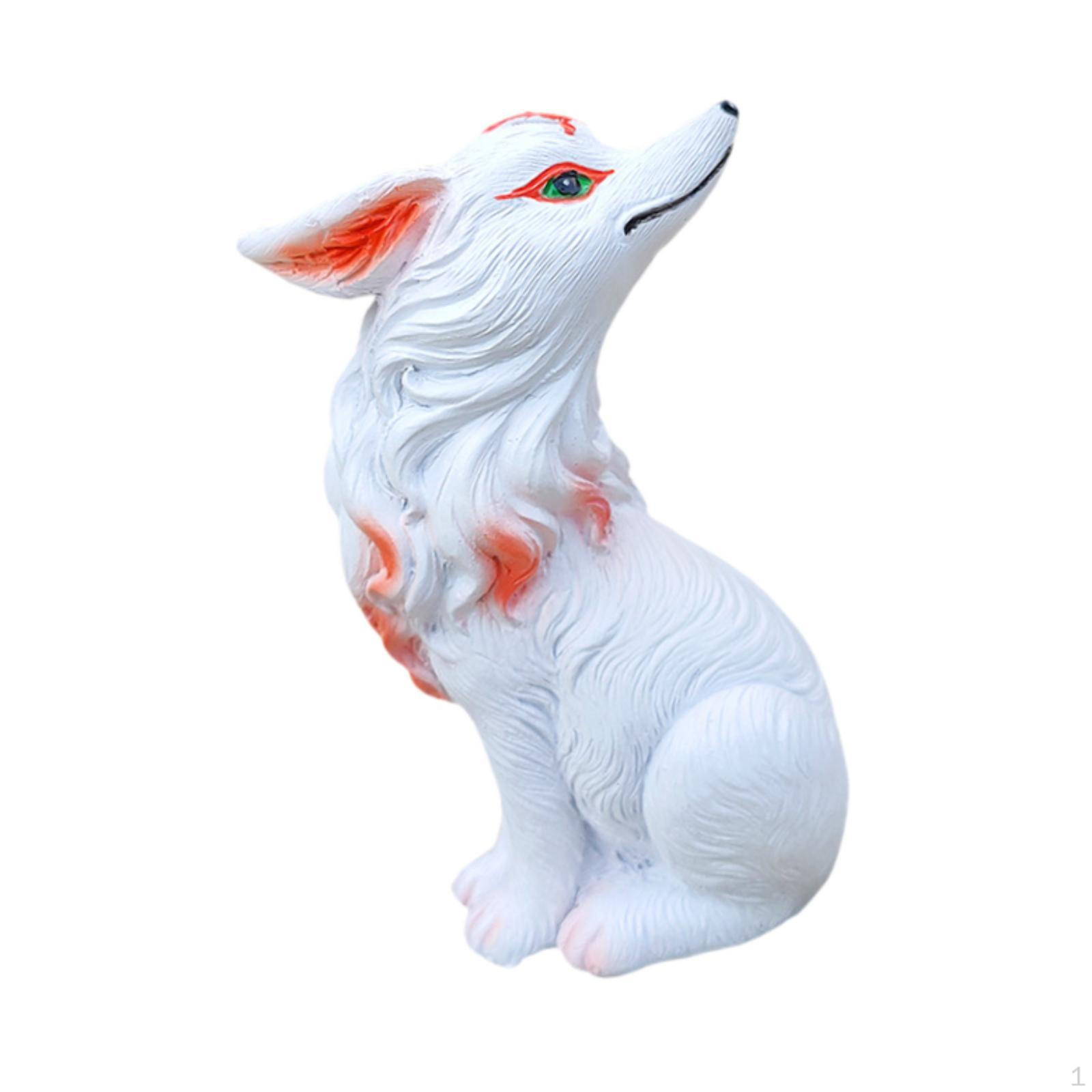 

Милая статуэтка животного, коллекционная скульптура, креативный миниатюрный пейзаж Head Turning Style