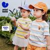 Mini Balabala Kids' Pure Cotton Striped T-Shirt