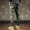 Pantaloni cargo da uomo Pantaloni larghi in tinta unita allentati alla caviglia Tasche morbide e traspiranti con coulisse Vita elastica Pantaloni sportivi da uomo sportivi Pantaloni lunghi