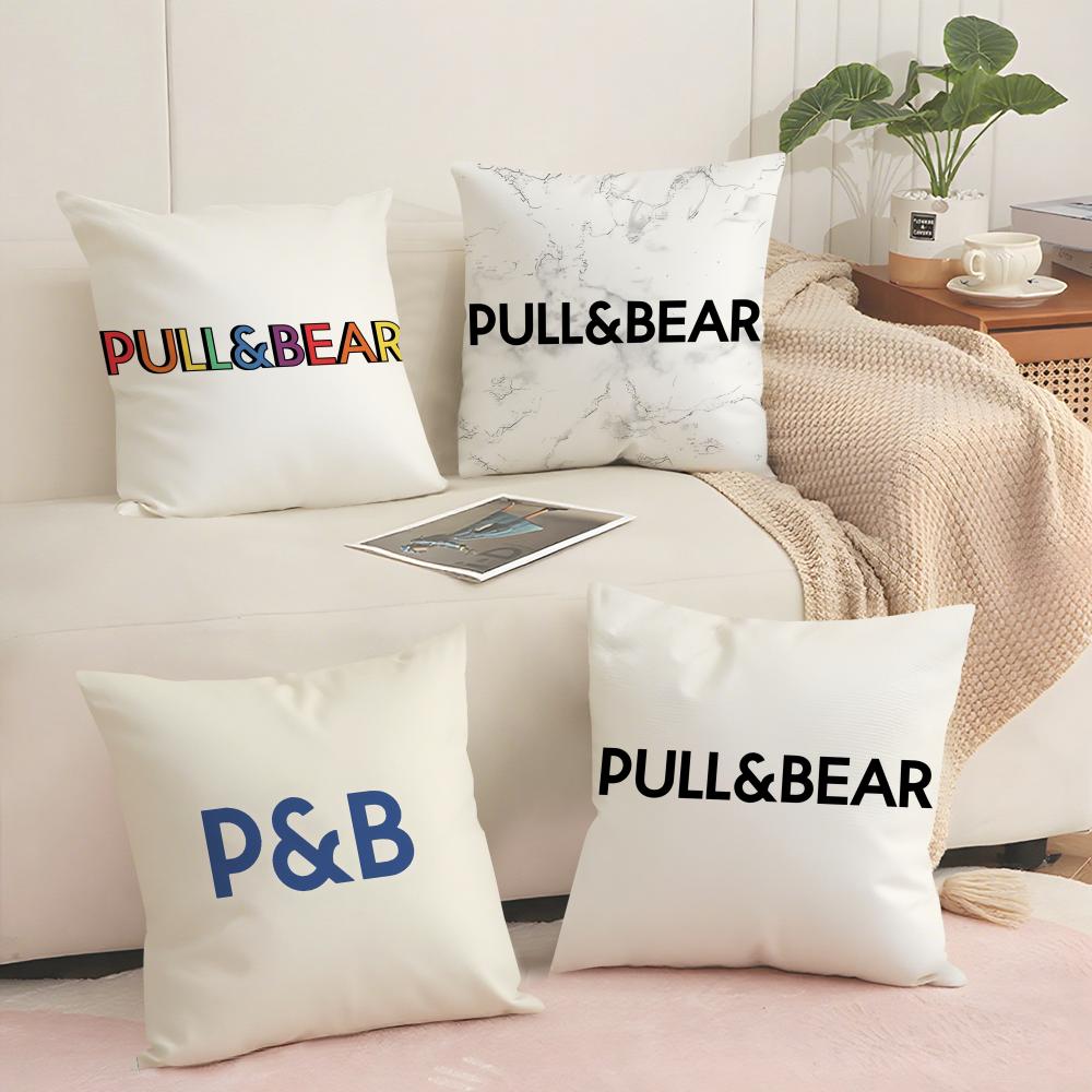 Classic PPullBBears Cushion Cover Pillowcase Ultra Soft Skin Friendly Fabric Cloud Like Comfort Concealed Zipper