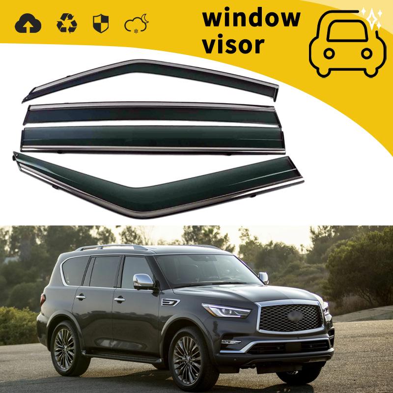 Infiniti QX50/QX60/QX80 (2018-2022) Door Rain Guards & Window Visors