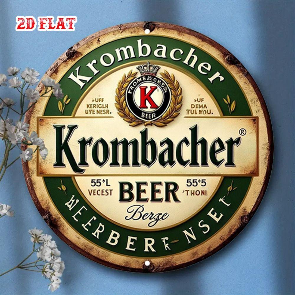 

2D Плоское Подвесное Металлическое Украшение, Расписанная Вручную Настенная Табличка