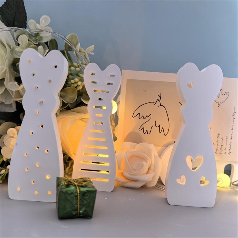Standing Hare Silicone Candle Molds Multipurpose Silicone Mould for Making Candle Soap Chocolate Fondant Resin Casting