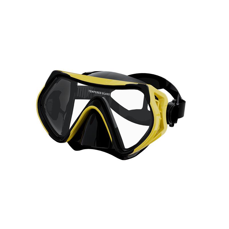 Zestaw do nurkowania z fajką suchą Two Treasures: Gogle z dużą ramką z maską do nurkowania i sprzętem pływackim z płynnego silikonu