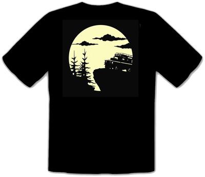Magliette Unisex 100% cotone Top da Uomo da Donna LAND ROVER DEFENDER 4X4 AUTO MAGLIETTA NERA -184-