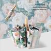 Double Layer 12 Bone Vinyl Sunscreen Umbrella Hand-Open Folding Umbrella Wholesale Sun Umbrella Parasol Folding Triple Folding U