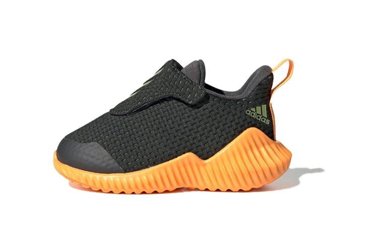 

Adidas Fortarun Slip Resistant Slip Resistant Low top Toddler Shoes Black Yellow Infant And Toddler EE4196 25.5