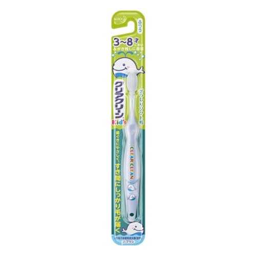 Clear Clean Kids Toothbrush, Ages 3-8, 1 Brush (Random Color)
