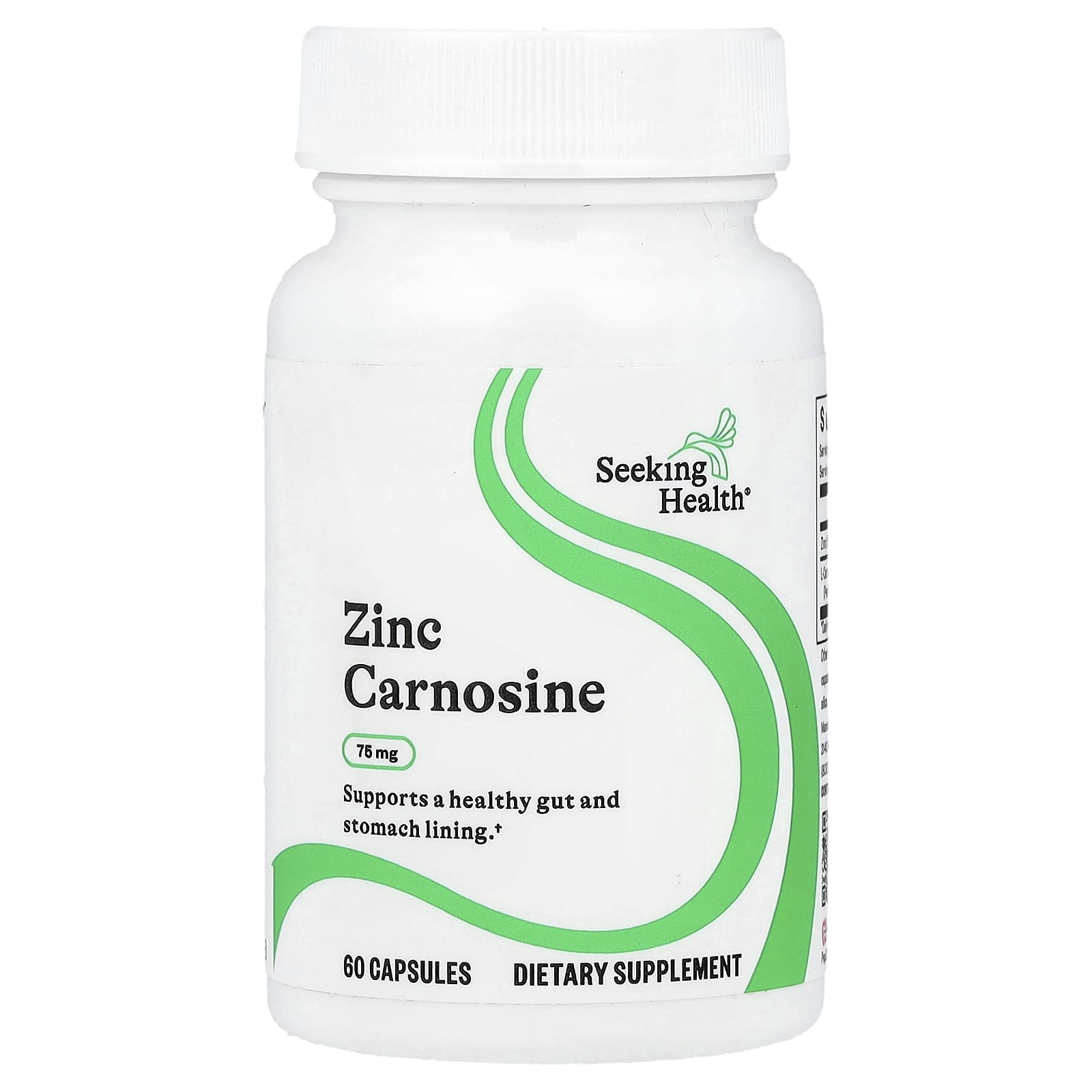 

Zinc Carnosine, 75Mg, 60 Capsules