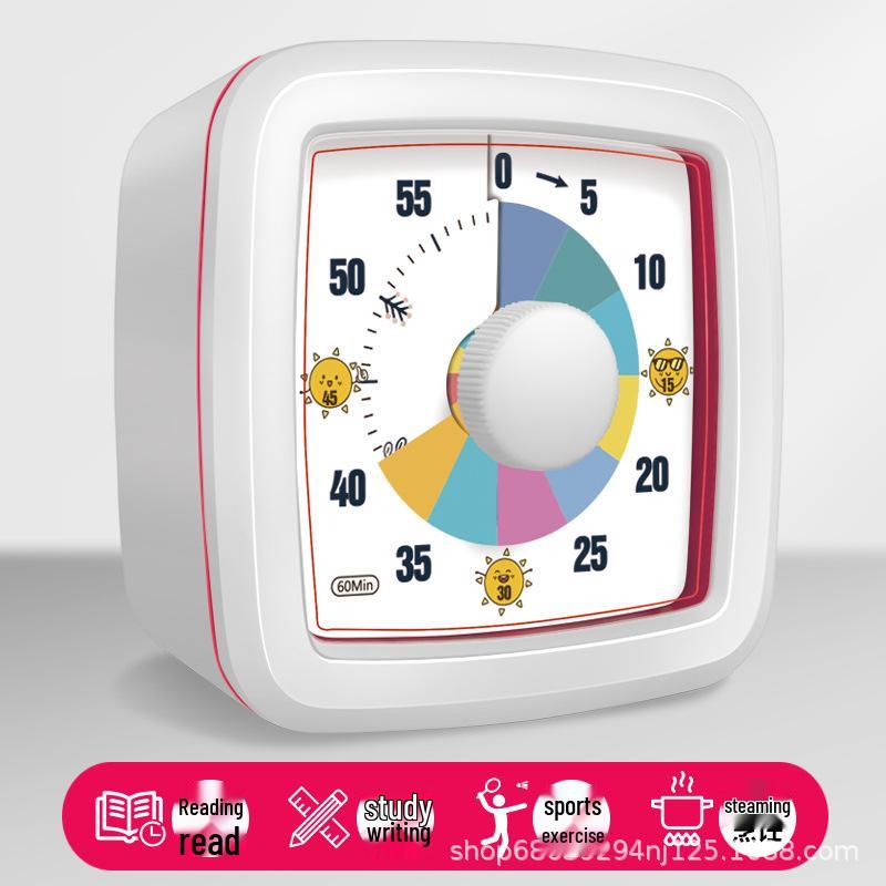 Portable Timer & Alarm Clock for Children's Homework and Time Management