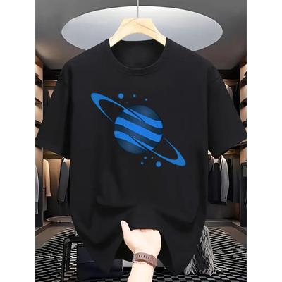 Taglie europee [T-shirt da uomo con stampa di lettere] T-shirt estiva da uomo a maniche corte con motivo a stampa di lettere