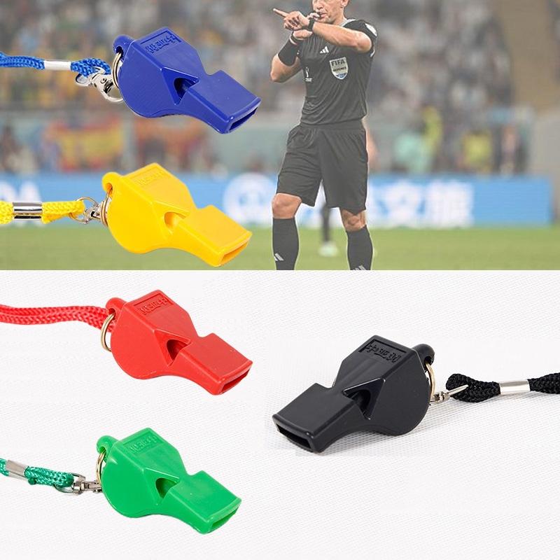 Lanyard Pvc Referee Whistle Football Outdoor Portable Sports Supply Competitive