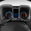 For Chevrolet Camaro 2010 2011 Forged Carbon Fiber Dashboard Speedometer Panel Decorative Strip Car Interior Accessories Sticker