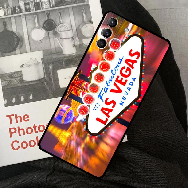 LAS VEGAS POKER CARDS Phone Case For Samsung Galaxy S24 Ultra S22 S23 S20 S21 S24 FE S9 S10 Plus Note 10 20 Ultra