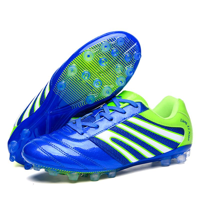 

Football training shoes Children s outdoor broken football shoes Football sports shoes Artificial grass game Spike football shoes 45 yards