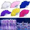 Hand Fan Faux Feather Folding Fan Feather Folding Fan Pretty For Dance Accessory Wedding Home Decor