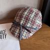 Cap Unique Checkered Women Fashion Beret With Breathable Fabric For Use Daily